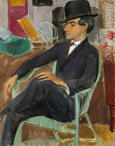 Grünewald Isaac - Portrait of the artist Jules Pascin (1885-1930)