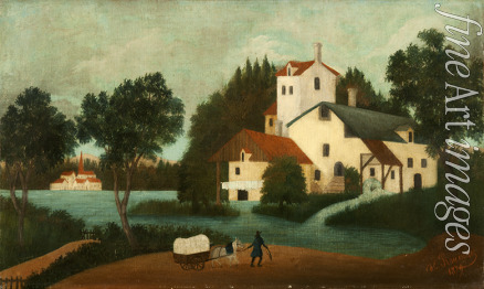 Rousseau Henri Julien Félix - Landschaft mit Wassermühle