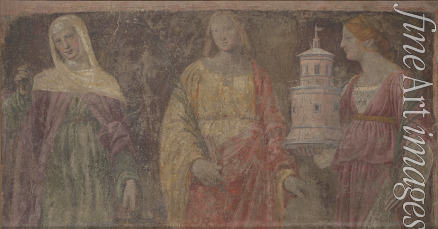 Luini Bernardino - Saints Martha, Catherine and Barbara
