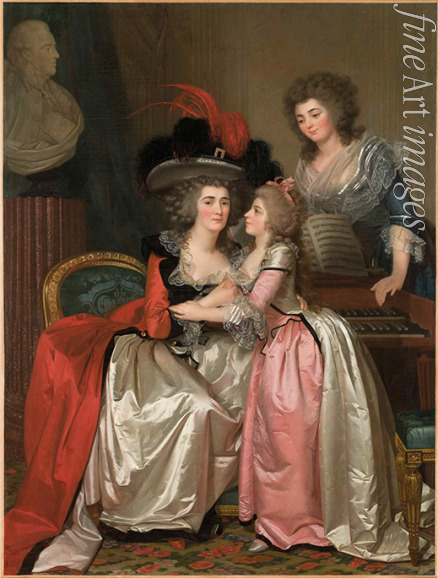 Mosnier Jean Laurent - Portrait of the Bergeret de Grandcourt family