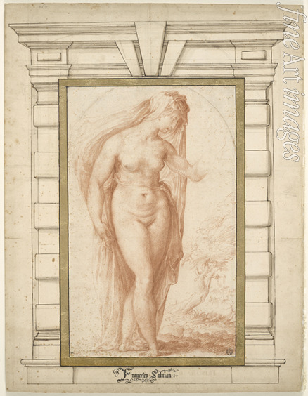 Salviati (Rossi) Francesco - Veiled female nude