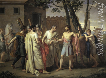 Ribera y Fernández Juan Antonio - Lucius Quinctius Cincinnatus Leaves the Plough to Dictate Laws to Rome