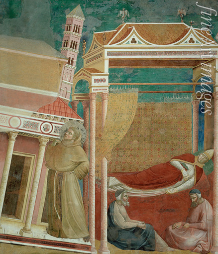 Giotto di Bondone - Dream of Innocent III (from Legend of Saint Francis)