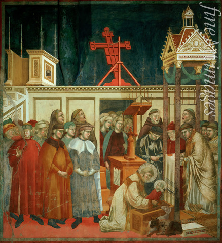 Giotto di Bondone - Institution of the Crib at Greccio (from Legend of Saint Francis)