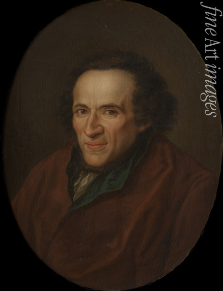 Unbekannter Künstler - Porträt von Moses Mendelssohn (1729-1786) 