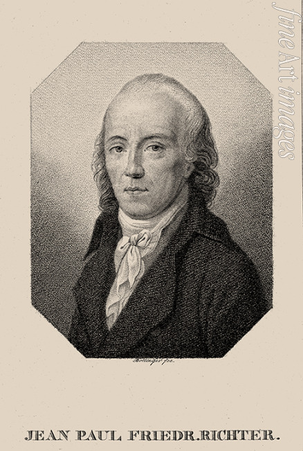 Bollinger Friedrich Wilhelm - Portrait of the writer Jean Paul (1763-1825)