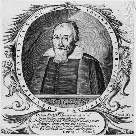 Hermann Johann - Portrait of composer and lutenist Johann Stobäus (1580-1646)