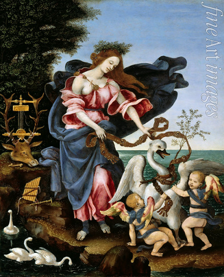 Lippi Filippino - Allegorie der Musik (Die Muse Erato)