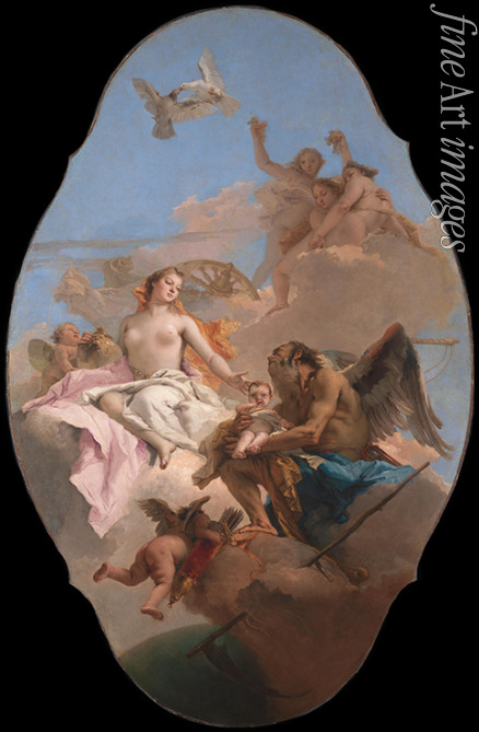 Tiepolo Giambattista - Eine Allegorie mit Venus und der Zeit