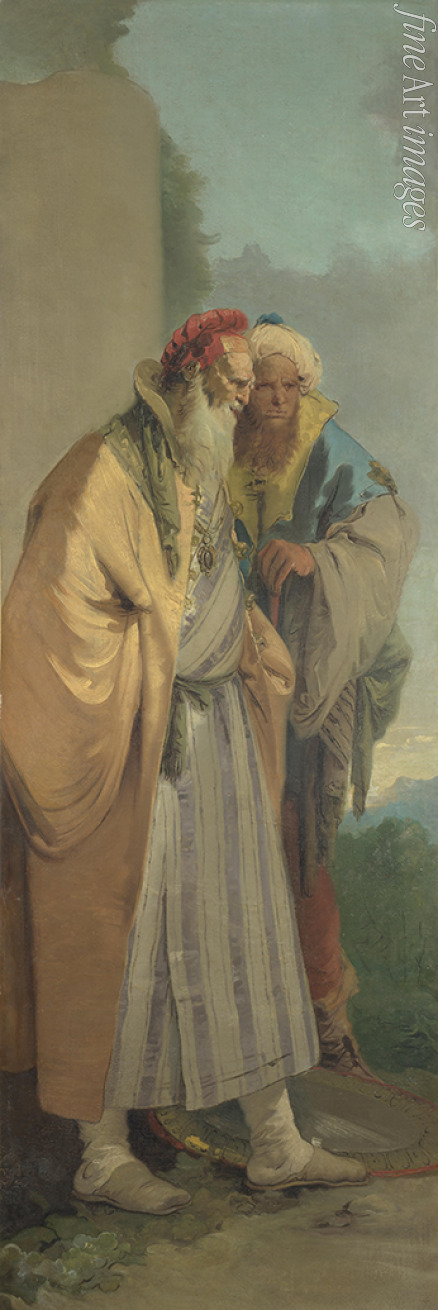 Tiepolo Giambattista - Zwei Männer in orientalischer Tracht