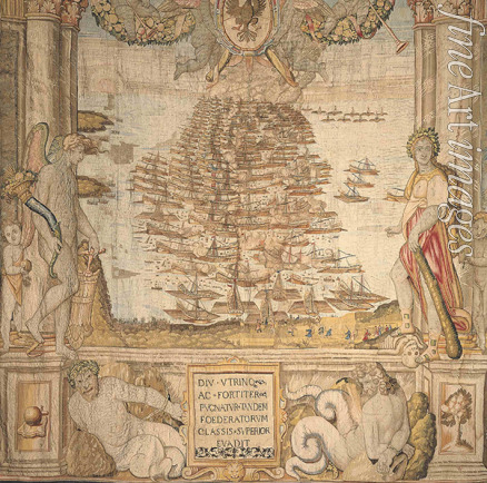 Anonymous master - The Battle of Lepanto (Tapestry)