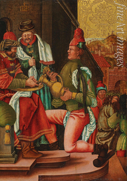 Schwäbischer Meister - Die Handwaschung des Pontius Pilatus