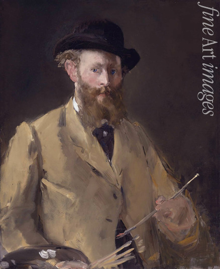 Manet Édouard - Selbstbildnis mit Palette