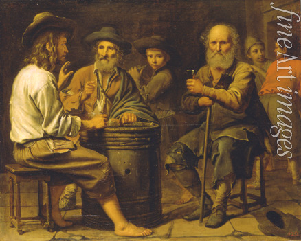 Le Nain Mathieu - Peasants in a Tavern