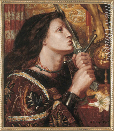 Rossetti Dante Gabriel - Joan of Arc