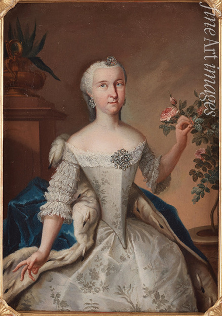 Tischbein Johann Heinrich the Elder - Portrait of Princess Sophia Dorothea of Prussia (1719-1765)