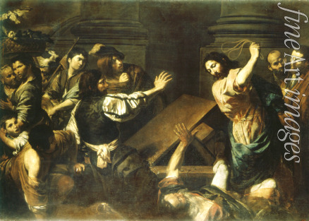 Valentin de Boullogne - Jesus vertreibt die Wechsler aus dem Tempel