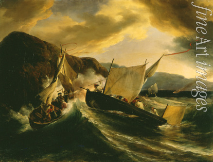 Vernet Horace - A naval battle