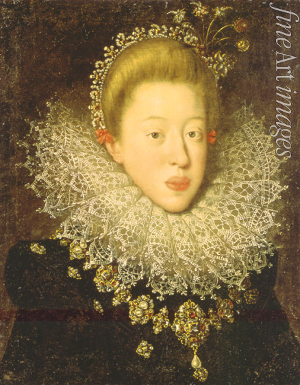 Aachen Hans von - Portrait of Holy Roman Empress Anna of Tyrol (1585-1618)