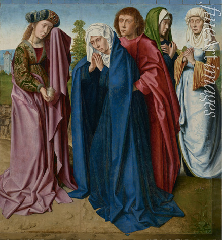 David Gerard - Die Kreuzannagelung (Die heiligen Frauen und Apostel Johannes auf Golgatha)