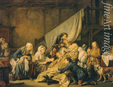 Greuze Jean-Baptiste - Filial Piety (The Paralytic)