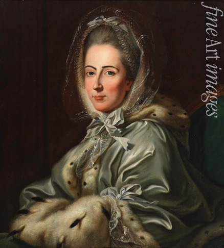 Tischbein Johann Heinrich der Ältere - Porträt von Christiane Henriette von Pfalz-Zweibrücken-Birkenfeld, Fürstin von Waldeck und Pyrmont (1725-1816)