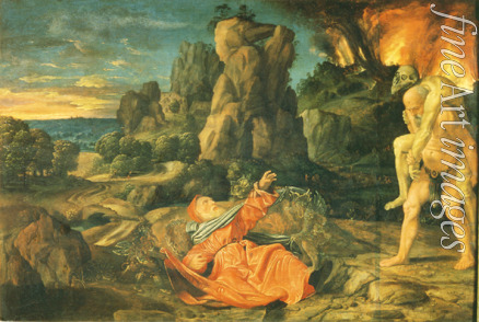 Savoldo Giovanni Girolamo (Girolamo da Brescia) - Die Versuchung des heiligen Antonius