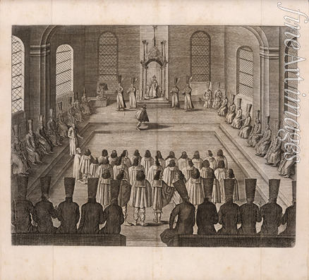 Anonymous - The visit of the Holstein delegation to the Russian tsar in Moscow  (Illustration from Travels to the Great Duke of Muscovy and 