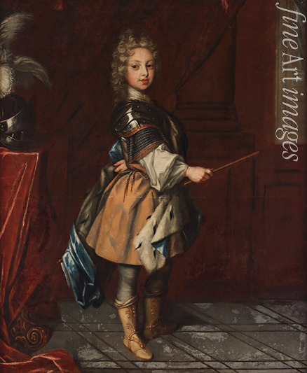 Krafft David von - Porträt von Herzog Carl Friedrich von Schleswig-Holstein-Gottorf (1700-1739) als Kind 