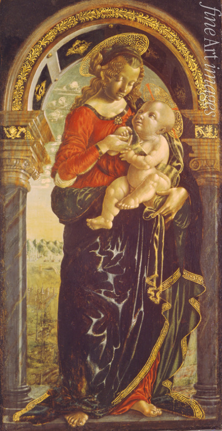 Italienischer Meister - Madonna mit dem Kinde