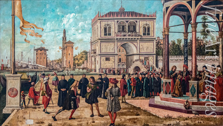 Carpaccio Vittore - Rückkehr der Gesandten in die Heimat (Szenen aus dem Leben der heiligen Ursula)
