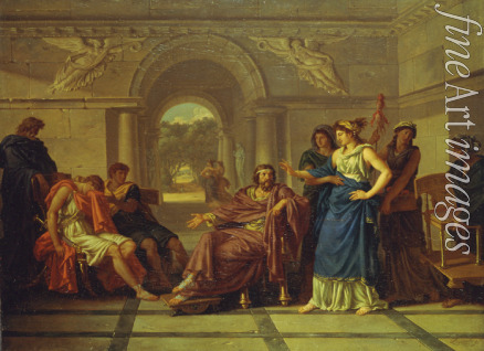 Lagrenée Jean-Jacques - Helen Recognising Telemachus, Son of Odysseus