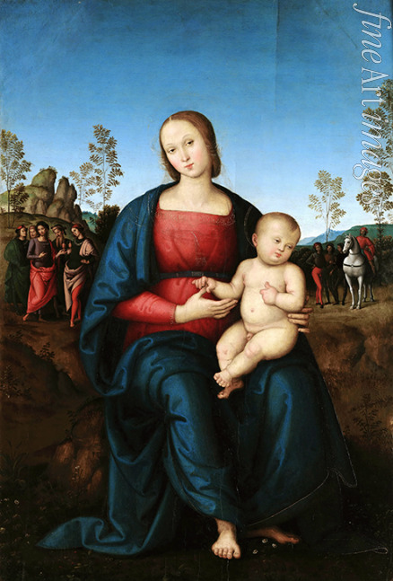 Perugino - Madonna mit dem Kind
