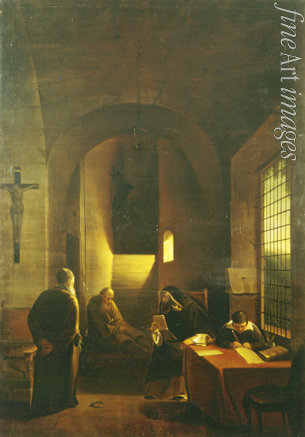 Granet François Marius - Galileo in the Prison