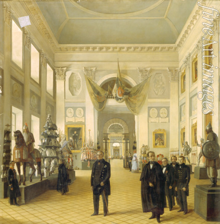 Burdin Nikolai Alexeyevich - Interior in the Armoury Chamber in the Kremlin