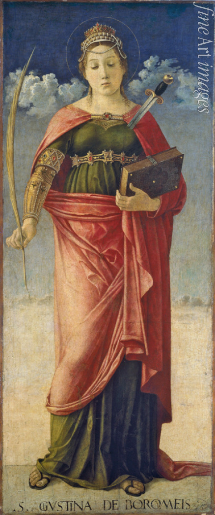 Bellini Giovanni - Santa Giustina de' Borromeis