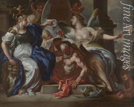 Solimena Francesco - An Allegory of Louis XIV