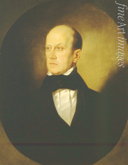 Kozina Sándor - Porträt von Pjotr Jakowlewitsch Tschaadajew (1794-1856)