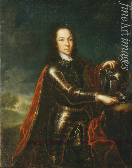 Luedden Johann Paul - Portrait of Tsarevich Alexei Petrovich of Russia (1690-1718)