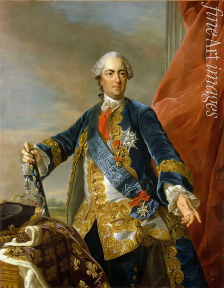 Van Loo Louis Michel - Porträt von König Ludwig XV. von Frankreich (1710-1774)