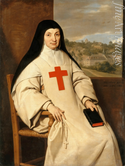 Champaigne Philippe de - Portrait of Angélique Arnauld (1591-1661), Abbess of the Abbey of Port-Royal