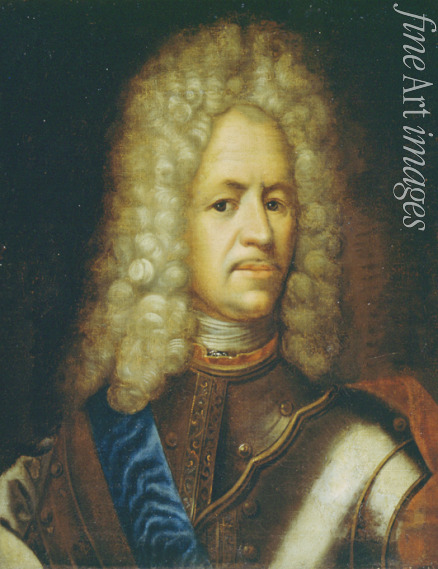 Anonymous - Portrait of Alexander Danilovich Menshikov, Generalissimo, Prince of the Holy Roman Empire and Duke of Ingria (1673-1729)