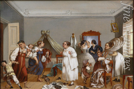 Anonymous - Preparations for a ball in a merchant house