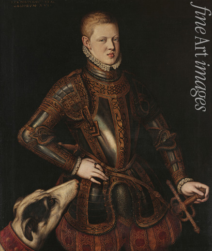 Morais Cristóvão de - Porträt von König Sebastian I. von Portugal (1554-1578)