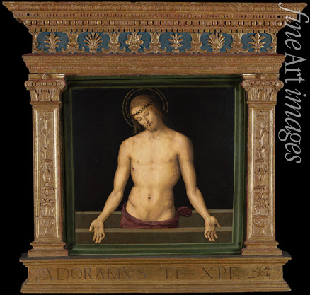 Perugino - Pala dei Decemviri: The Man of Sorrows