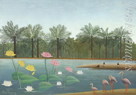 Rousseau Henri Julien Félix - Les Flamants (The Flamingoes) 