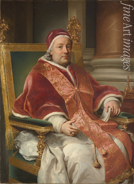Anonymous - Portrait of the Pope Clement XIII (1693-1769)