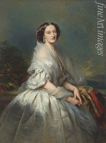 Winterhalter Franz Xavier - Portrait of Elzbieta (Eliza) Krasinska, née Branicka (1820-1876)