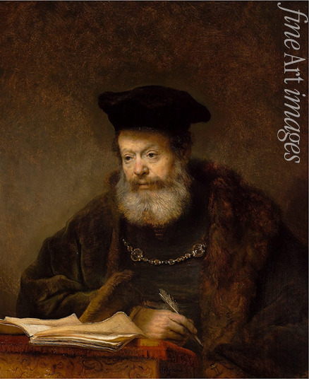 Rembrandt van Rhijn - The Scholar at the Lectern (The Father of the Jewish Bride)