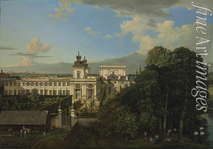 Bellotto Bernardo - Wilanów Palace as seen from south